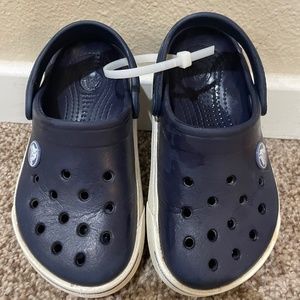 Boys Navy Crocs